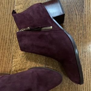 Tommy Hilfiger boot dark red sued Tommy Hilfiger